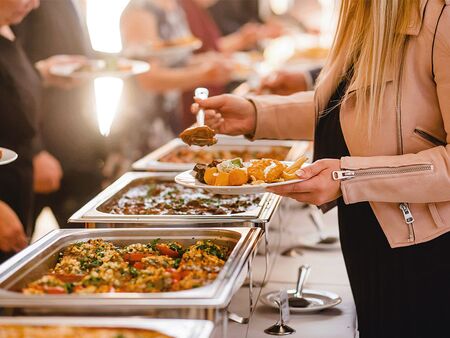 Buffet på Hotel Juelsminde Strand